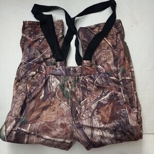 Vintage Cabela's Realtree Camo Overalls Mens Large